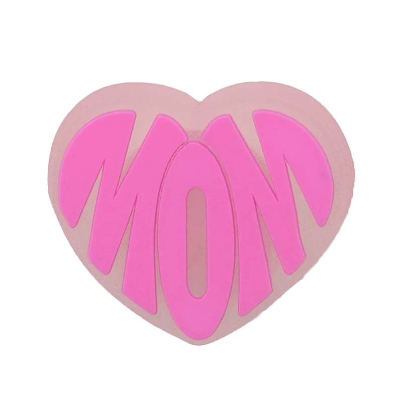 1PCS Pink Nurses Mom LED Shoes Charms Gamepad Turbo Football Shoe Decoration Accessories Rainbow Flower Doughnut Pins Clog