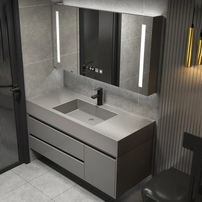 Toilet Vanity Wall Bathroom Cabinets with Drawer