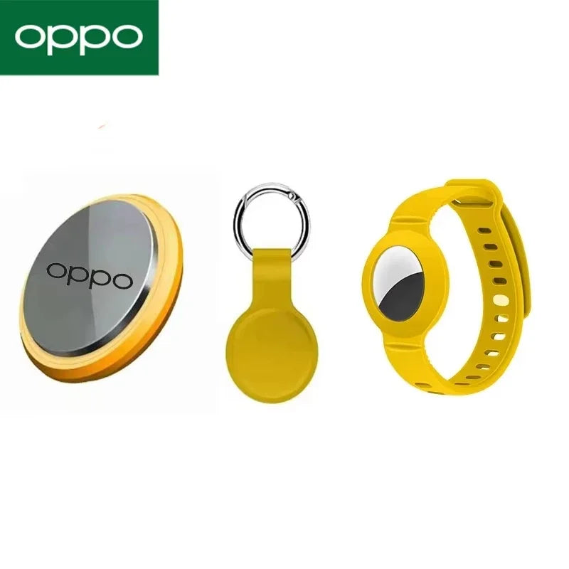 OPPO Smart Airtag Bluetooth 5.3 GPS Tracker Compatible with Android and iOS Systems, Air Tag Tracker Mini Locator for Kids, Bags, Keys, and Wall Mounts