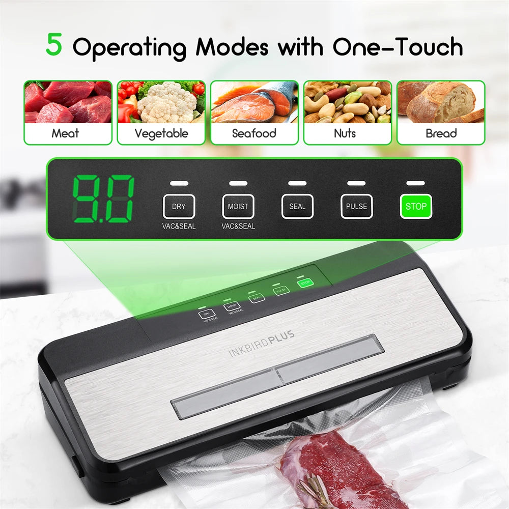 INKBIRDPLUS INK-VS03 - Strong Suction Vacuum Sealer