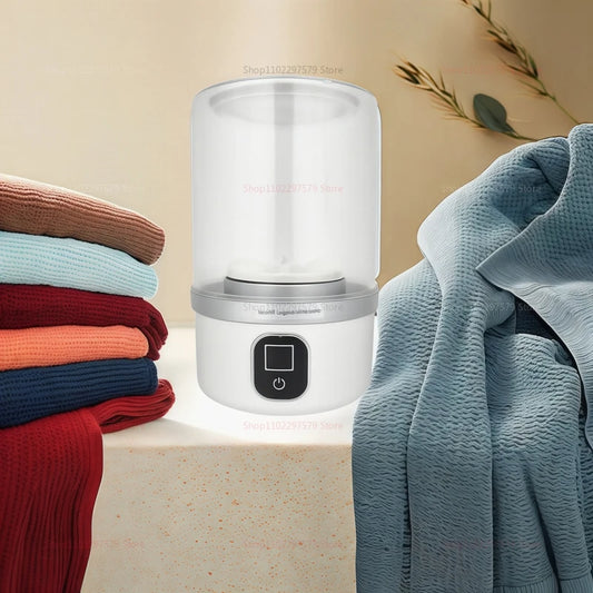 Portable Mini Washing Machine Compact Laundry Washer for Dorm Travel Camping Hotel Apartment Easy Clothes Cleaning