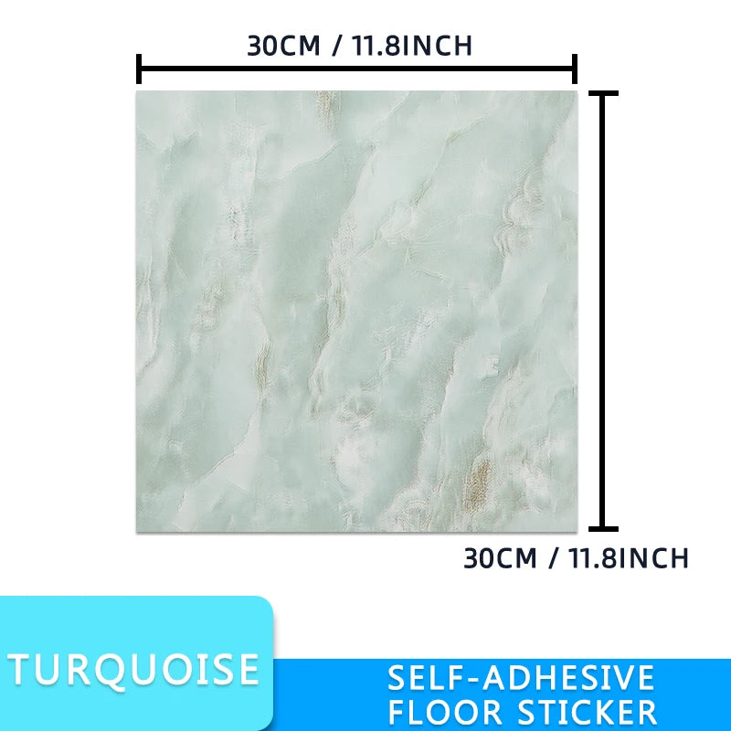 20/pcs PVC Imitation Marble Wall Stickers Self-adhesive Floor Stickers 30*30cm/30*60cm Waterproof living Room Decoration Decals