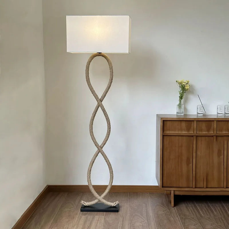 Nordic Retro LED Floor Lamp - Cozy Home Illumination