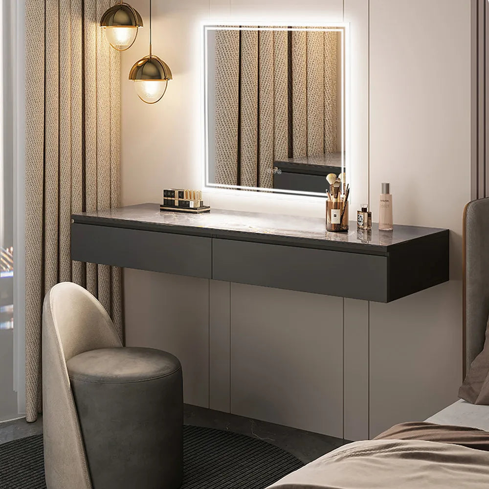 Smart Backlit Bathroom Mirror - Square Dimmable LED Lights Mirror