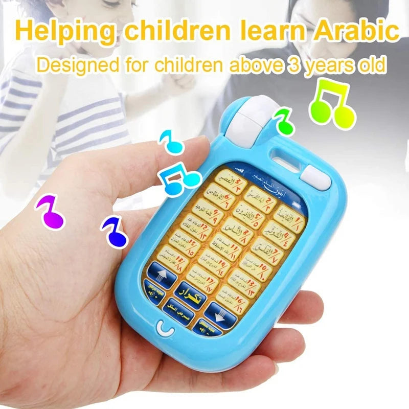 Arabic Quran Educational Toys 18 Chapters Education QURAN Phone with Light Learn Arabic KURAN Muslim Kids