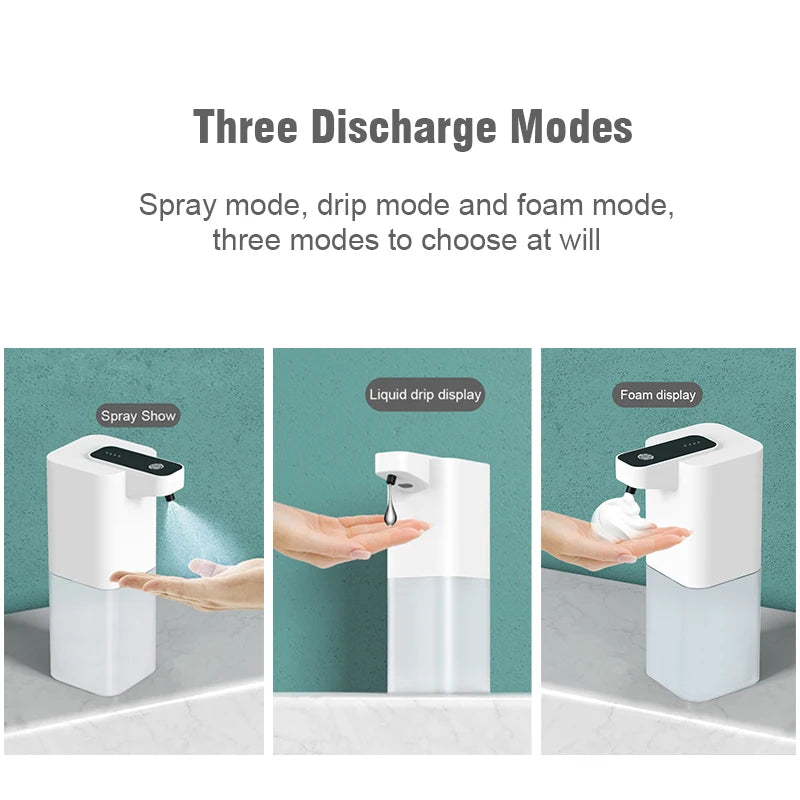 Automatic Inductive Soap Dispenser Foam Washing USB Rechargeable Smart Hand Washing Soap Dispenser Alcohol Spray Dispenser