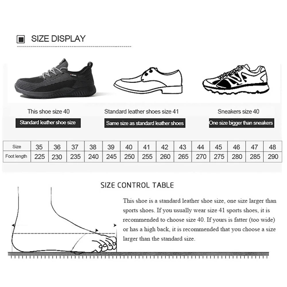 Men's Steel Toe Cap Safety Work Boots