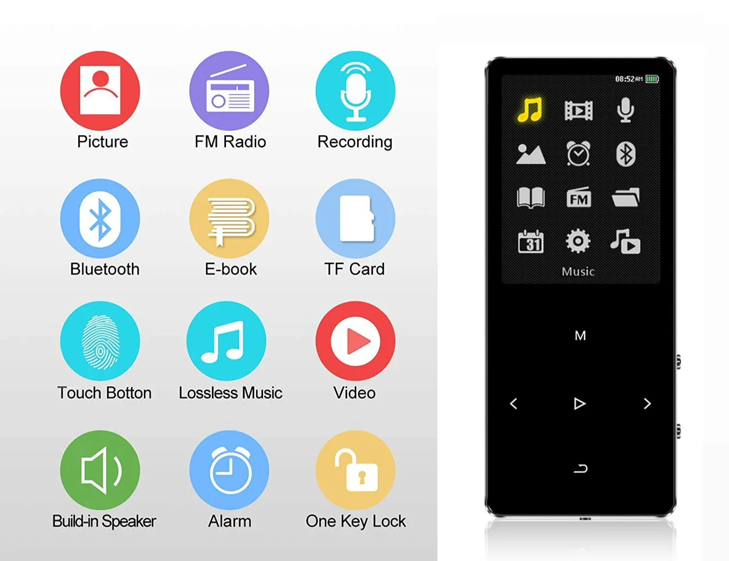 Audioverse Pocket 2.0: Portable HiFi MP3 Player