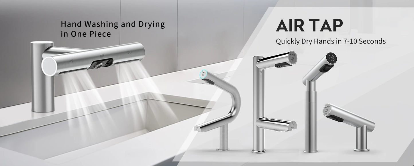 AIKE Rechargeable Automatic Soap Dispenser for Kitchen Automatic Sensor Detergent Liquid Dispenser Hands Washing 500ML