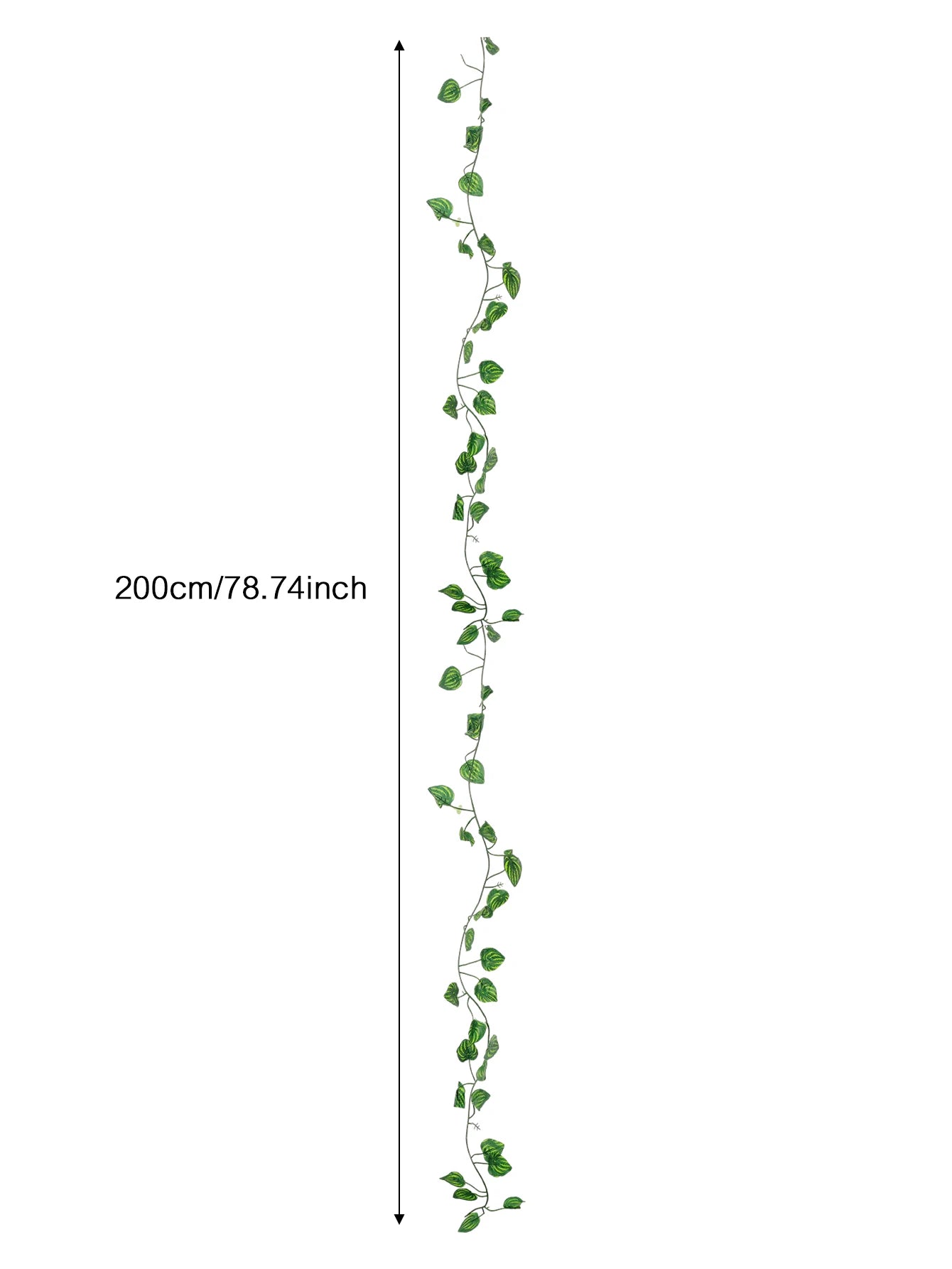 20/2M Green Artificial Ivy Leaves DIY Garland - Transform Your Space