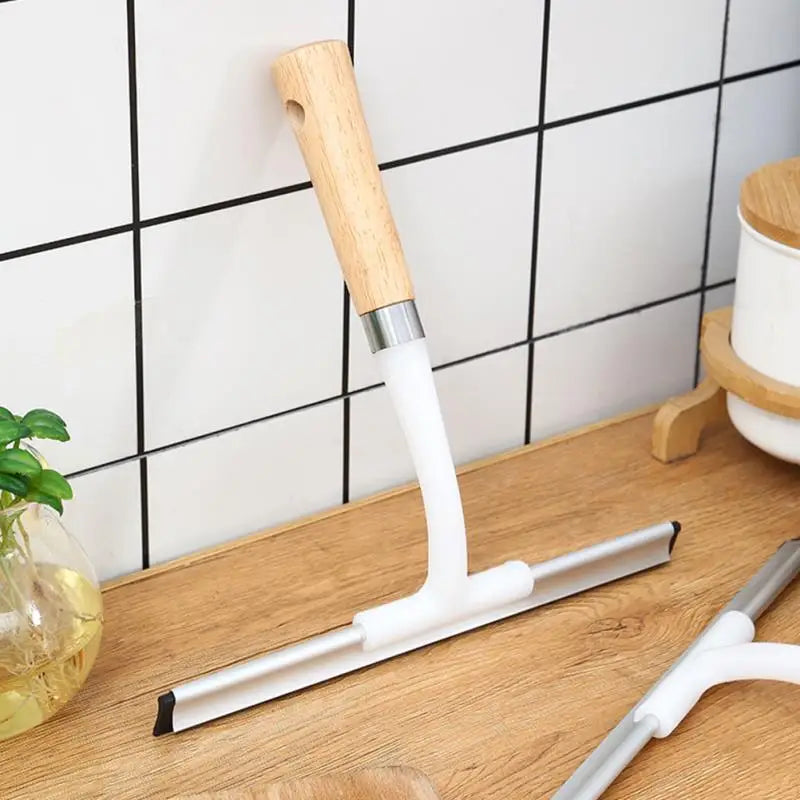 Automotive Glass Cleaner Cleaning Accessory Glass Squeegee Toolheld Window Squeegee Wiper Wood Water Removal Tool
