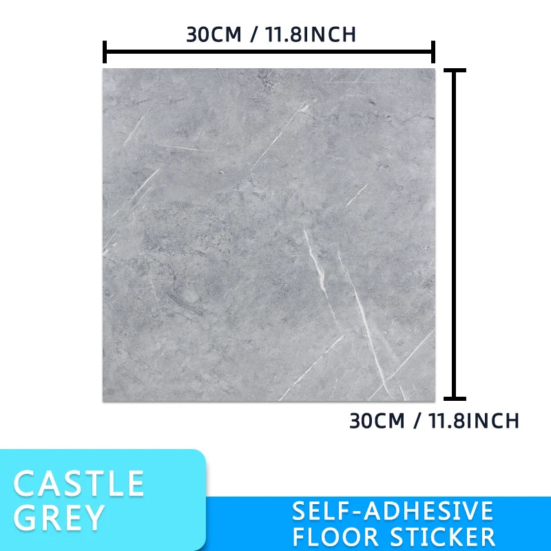 20/pcs PVC Imitation Marble Wall Stickers Self-adhesive Floor Stickers 30*30cm/30*60cm Waterproof living Room Decoration Decals