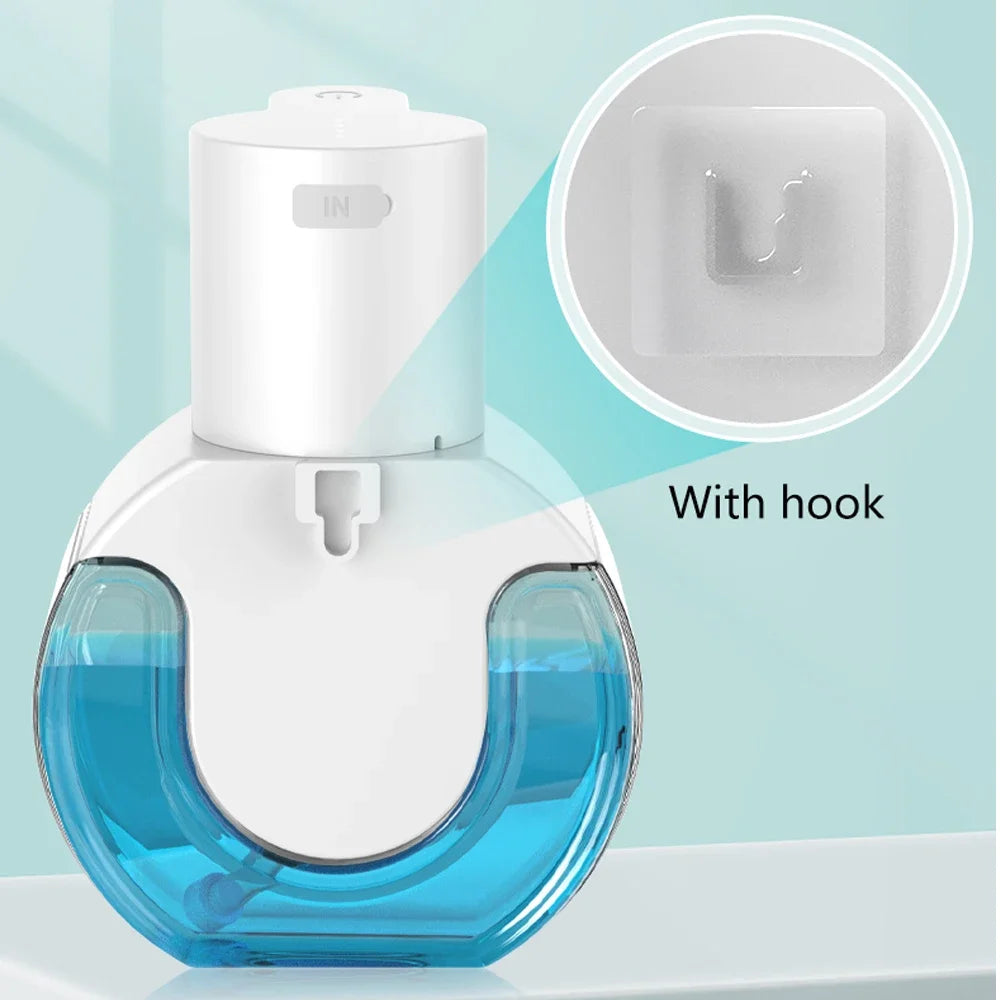 Touchless Automatic Foam Soap Dispensers Bathroom Smart Washing Hand Machine with USB Charging White High Quality ABS Material