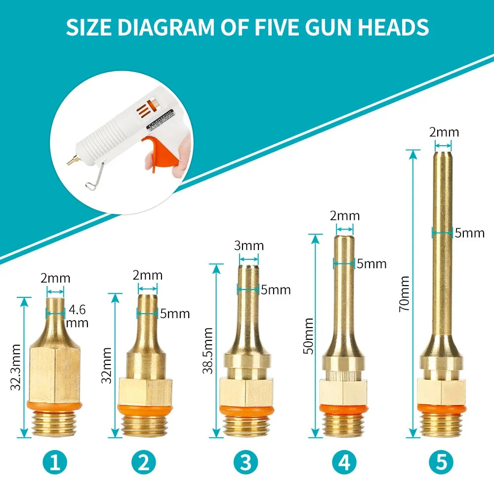 150W EU plug 220V Smart Adjustable Temperature Hot Melt Glue Gun