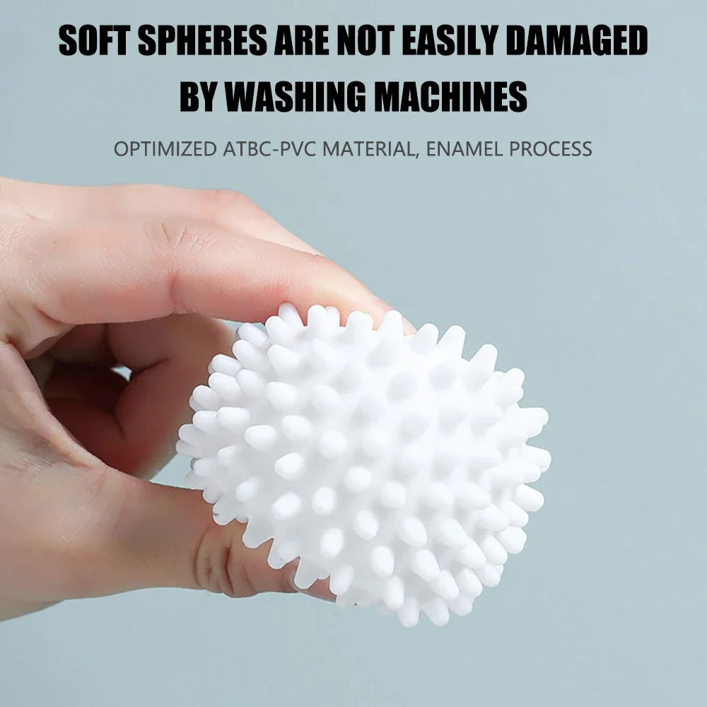 1/3PCS Magic Laundry Ball Reusable PVC Solid Cleaning Ball Household Cleaning Washing Machine Accessories Clothes Softener