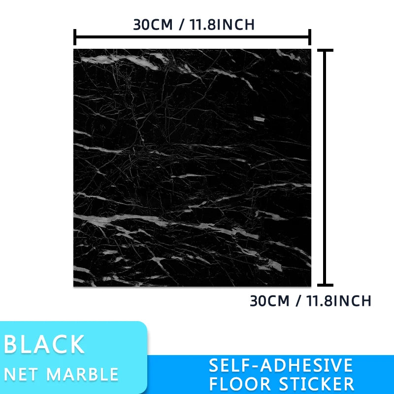 20/pcs PVC Imitation Marble Wall Stickers Self-adhesive Floor Stickers 30*30cm/30*60cm Waterproof living Room Decoration Decals