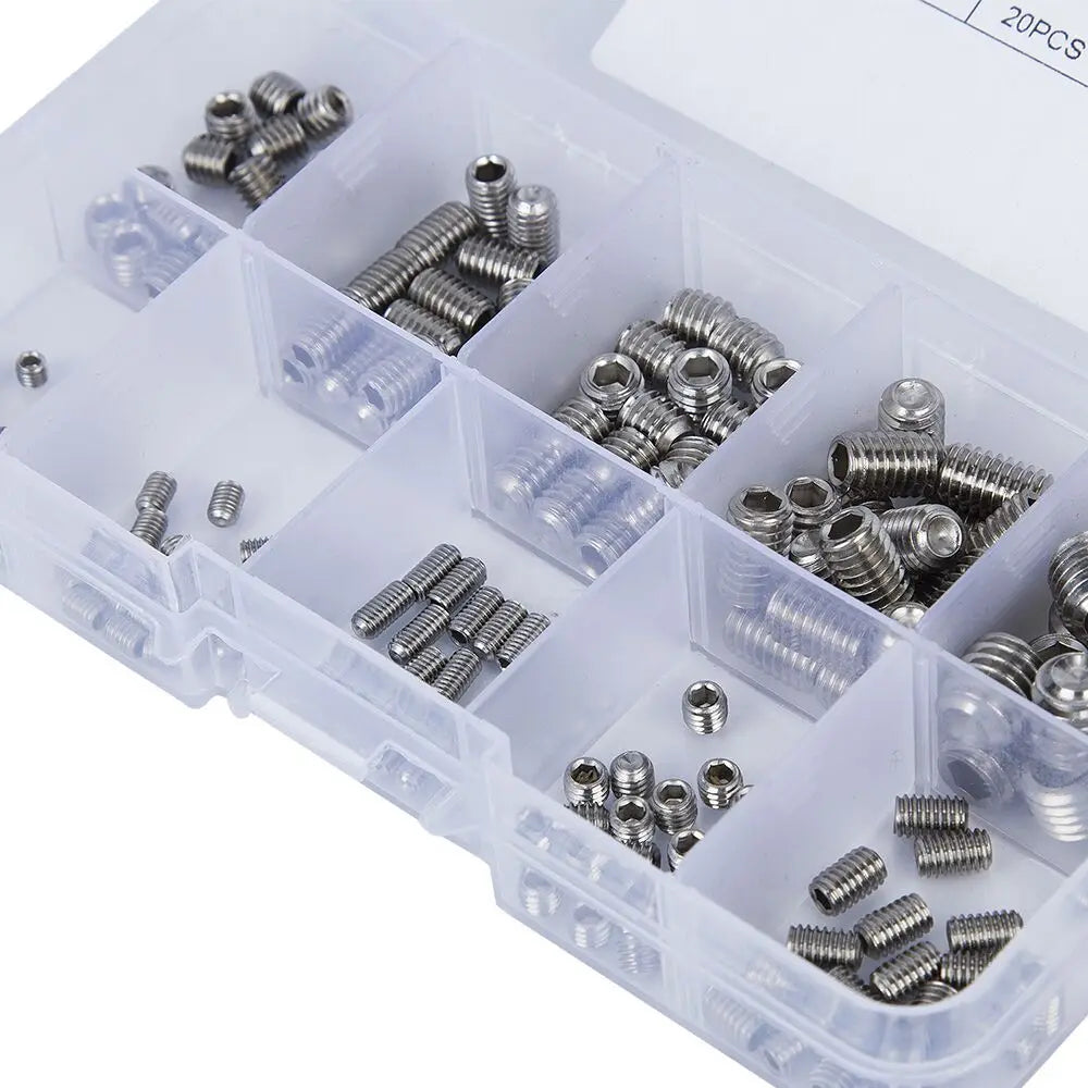 Stainless Steel Socket Head Hex Screw Assortment Kit