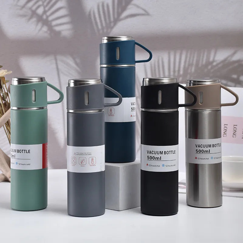 Stainless Steel Vacuum Flask Gift Set