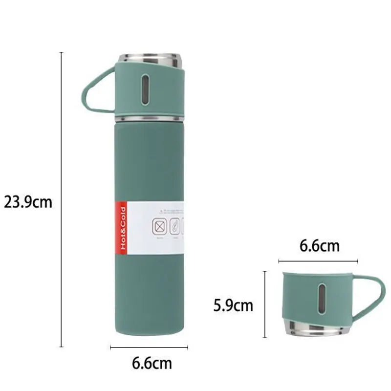 Stainless Steel Vacuum Flask Gift Set