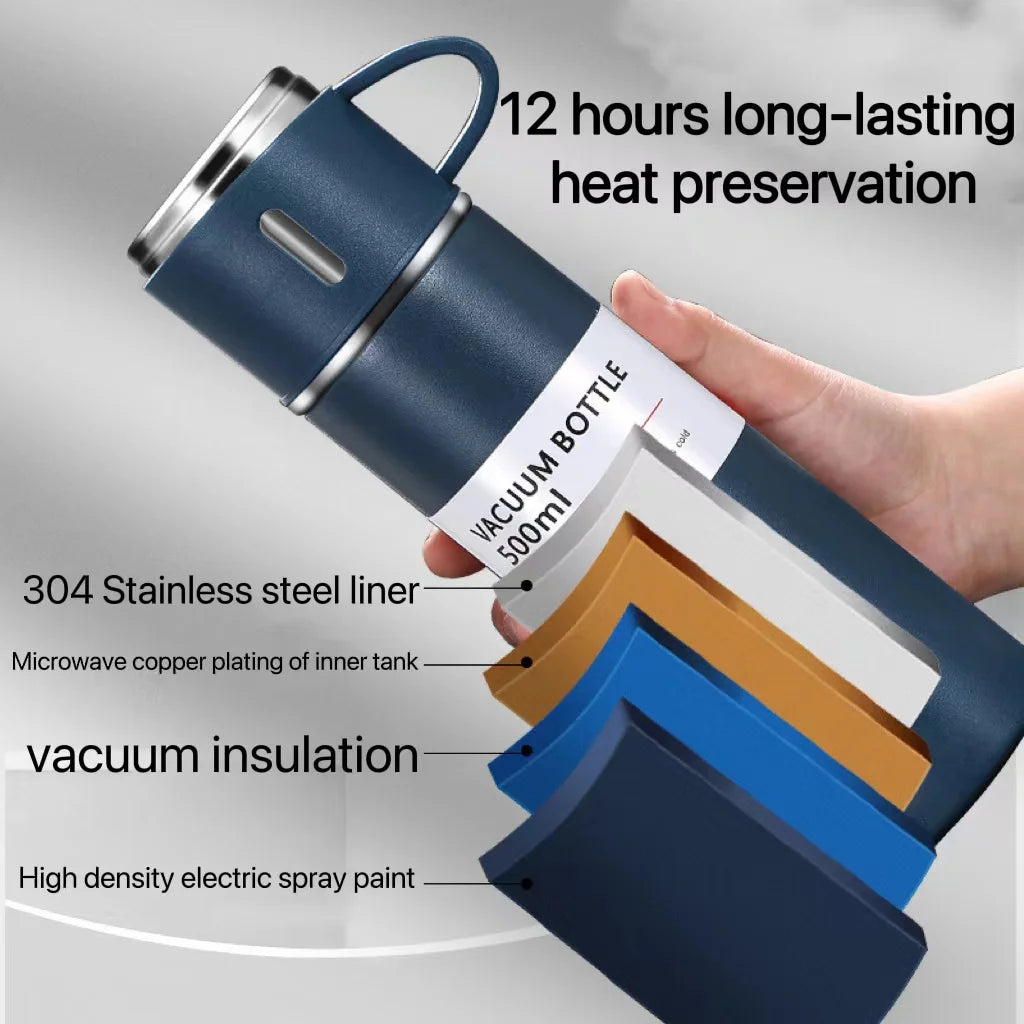 Stainless Steel Vacuum Flask Gift Set