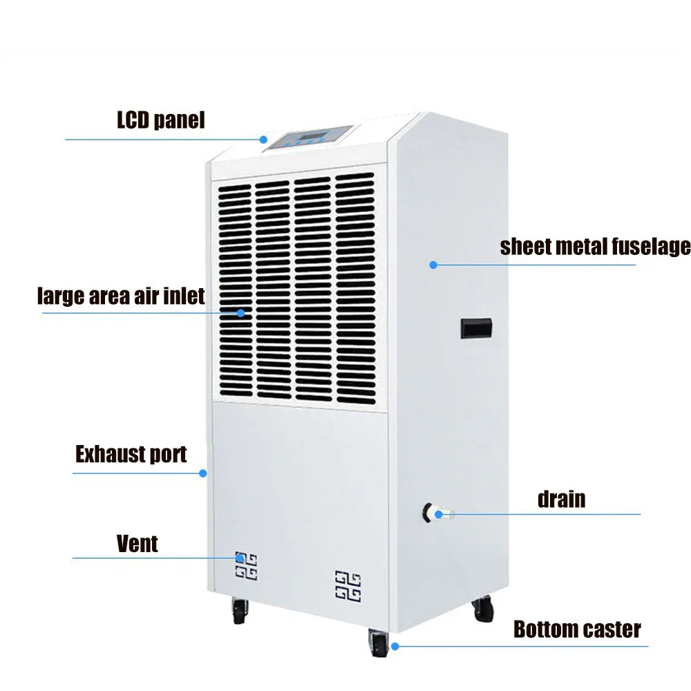 Industrial Warehouse Dehumidifier - Large Area Moisture Control