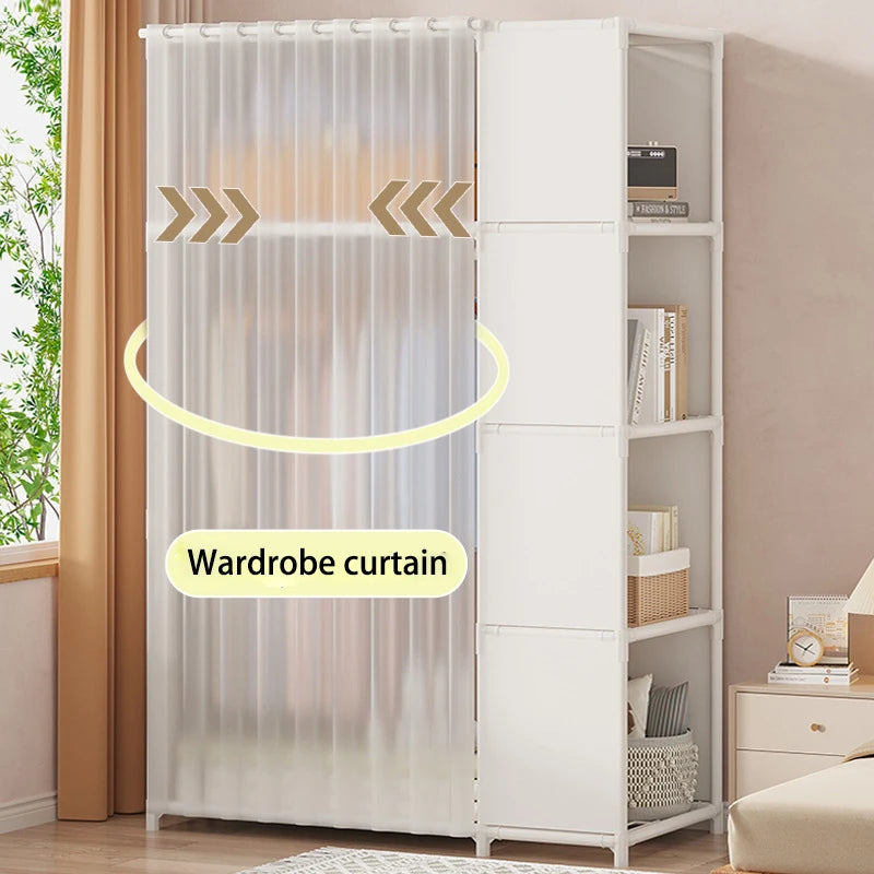 Dust-Proof Steel Frame Wardrobe