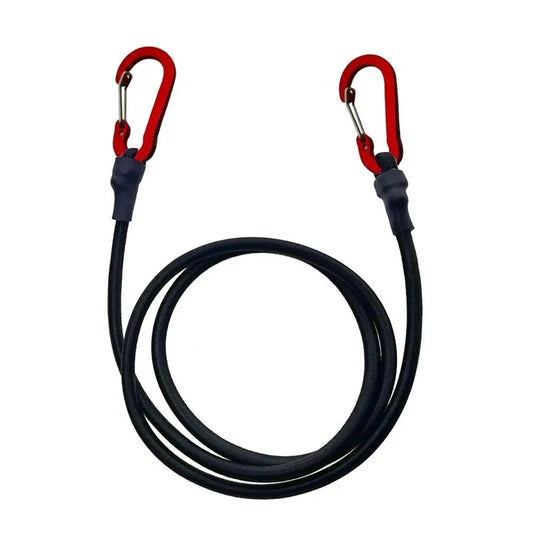 Heavy Duty Bungee Cord with Carabiner Hooks - for Kayak, Cycling, and Luggage Packing during Camping.