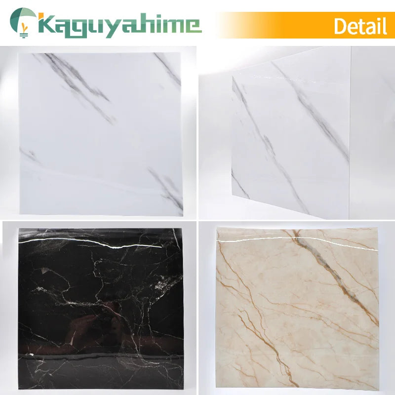 40pcs Waterproof Imitation Marble Wood Tile Floor Stickers 30*30cm Bathroom Home Decoration DIY Self-adhesive Wall Stickers