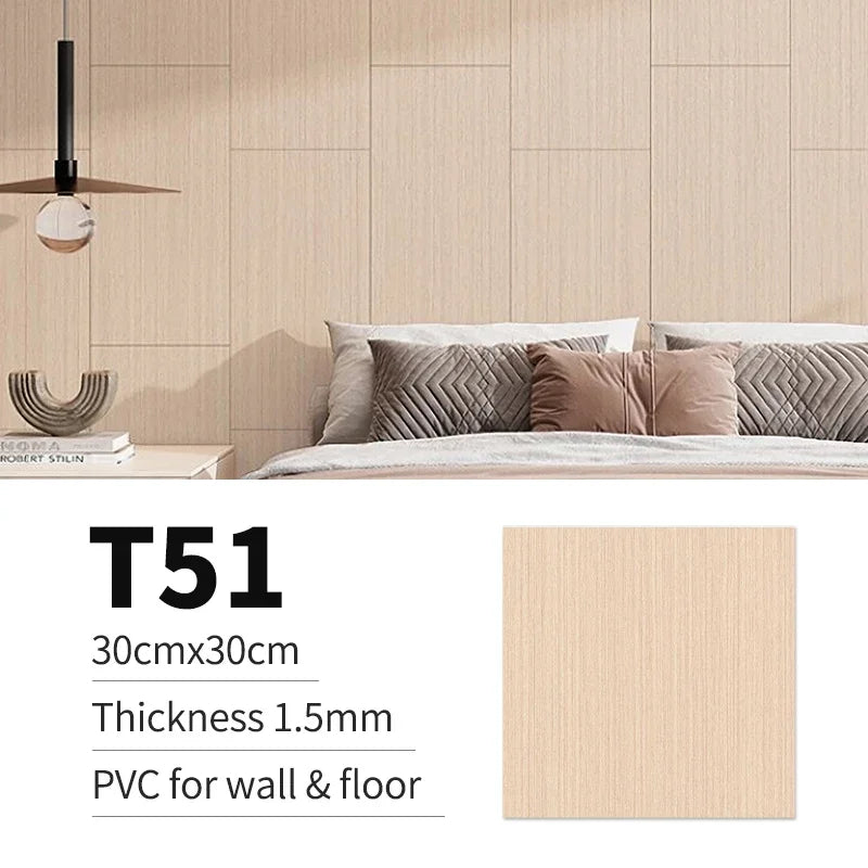 40pcs Waterproof Imitation Tile Floor Stickers 30*30cm Bathroom Self-adhesive wall decoration wall decorations living room