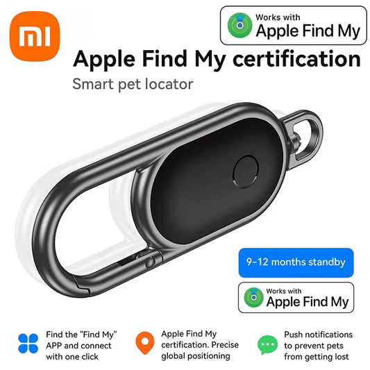 Xiaomi Anti-lost GPS Airtag Smart Carabiner Key Chain With Find My APP Smart Tag Bluetooth Tracker Key Item Finder (iOS Only)
