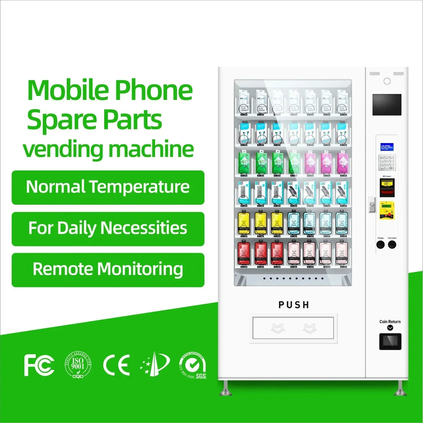 Versatile Jewelry & Snack Vending