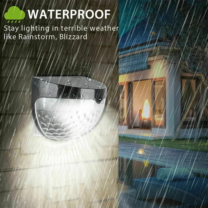 LED Solar Wall Lamps - Waterproof Outdoor Energy Lights
