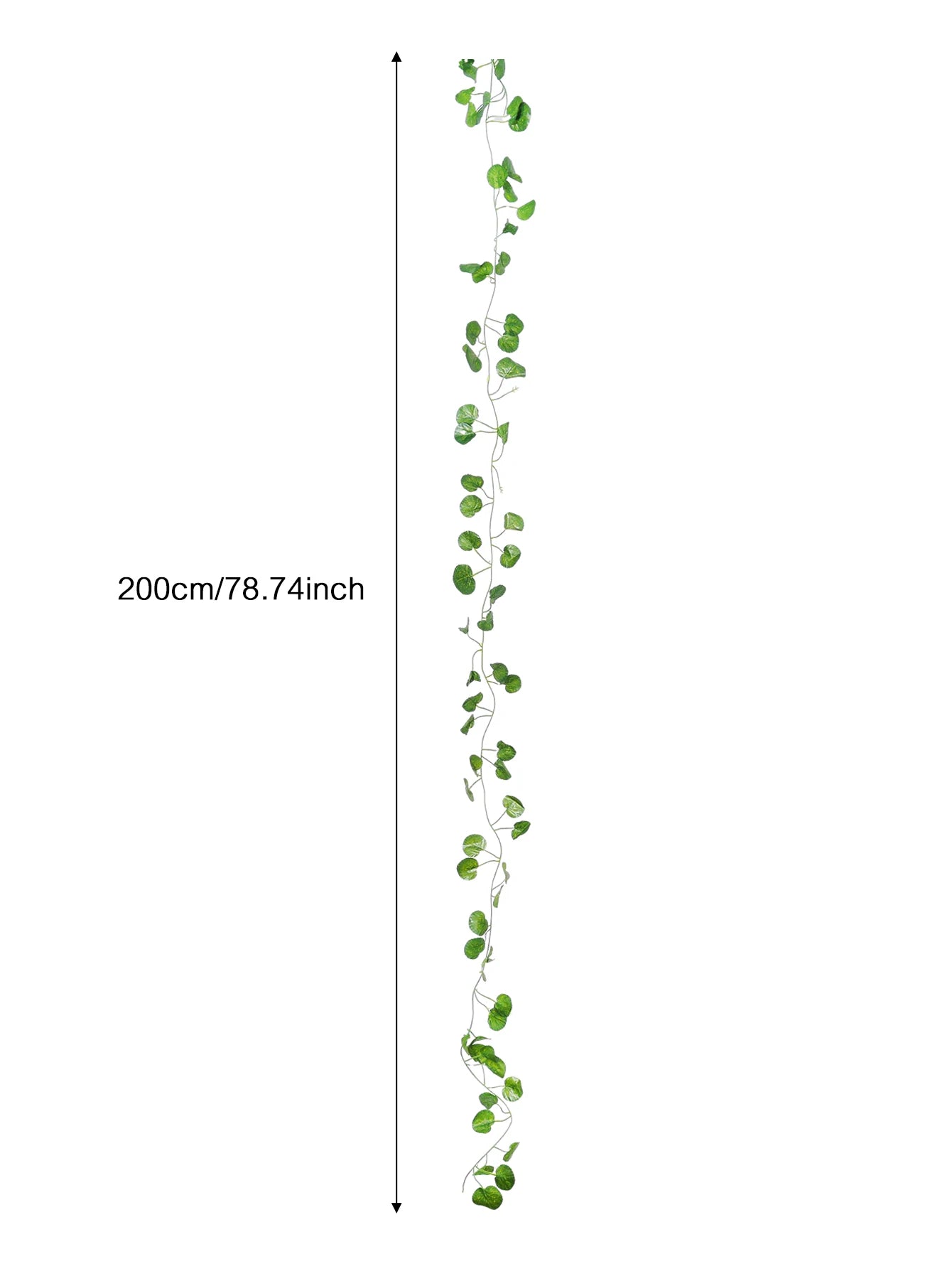 20/2M Green Artificial Ivy Leaves DIY Garland - Transform Your Space
