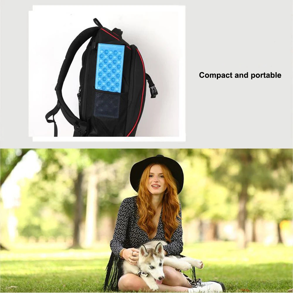 Folding Camping Mat Seat Waterproof XPE Foam Seat Cushion Poatable Picnic Pad Beach Chair for Hiking Fishing Mountaineering