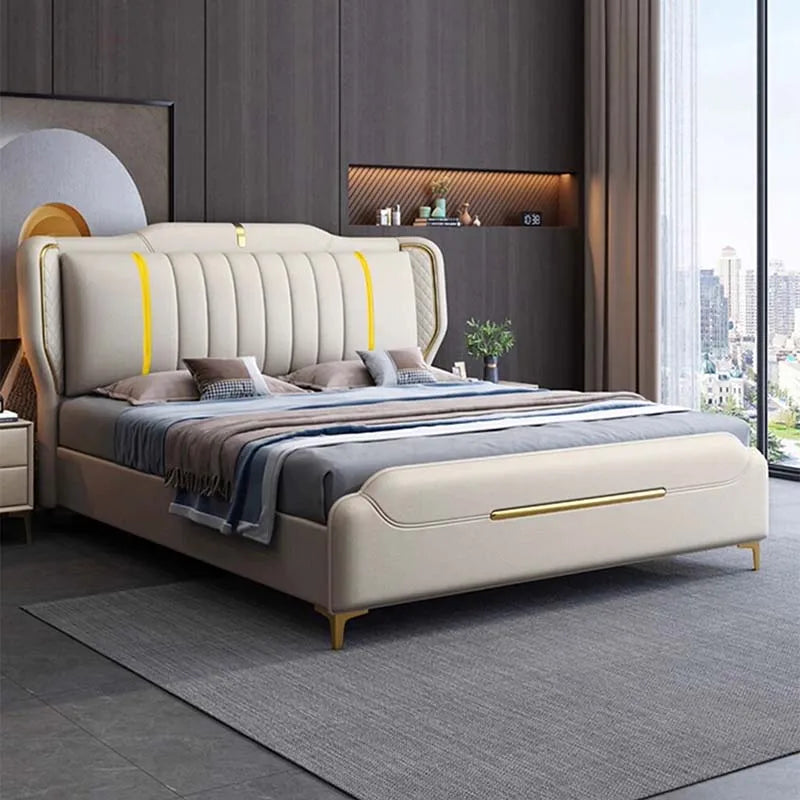 Luxury Multifunctional King Size Bedroom Bed
