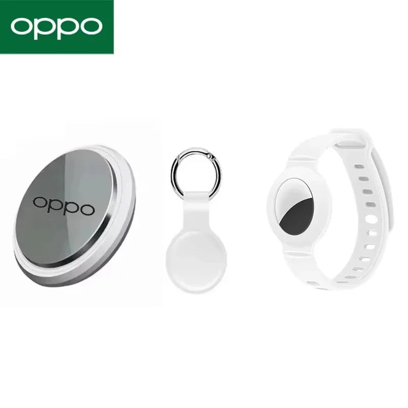 OPPO Smart Airtag Bluetooth 5.3 GPS Tracker Compatible with Android and iOS Systems, Air Tag Tracker Mini Locator for Kids, Bags, Keys, and Wall Mounts