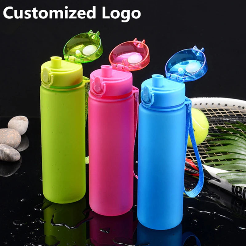Customizable 560ML Sports Water Bottles Colorful & Portable