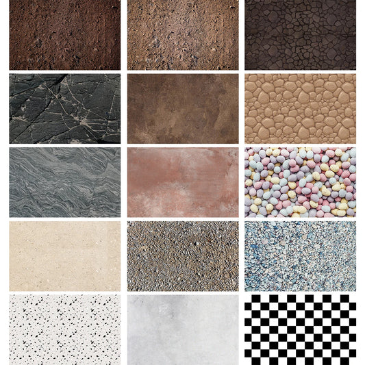 Dark Dirt Floor Photography Backdrop Gray Rock Cake Smash Christmas Baby Birthday Background Decor Photostudio Props