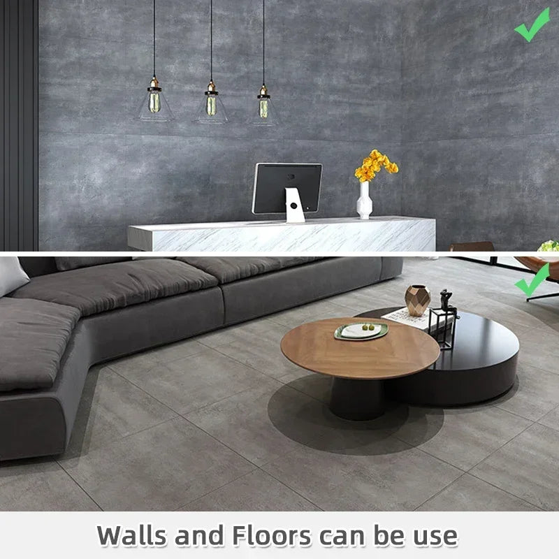 40pcs Waterproof Imitation Tile Floor Stickers 30*30cm Bathroom Self-adhesive wall decoration wall decorations living room