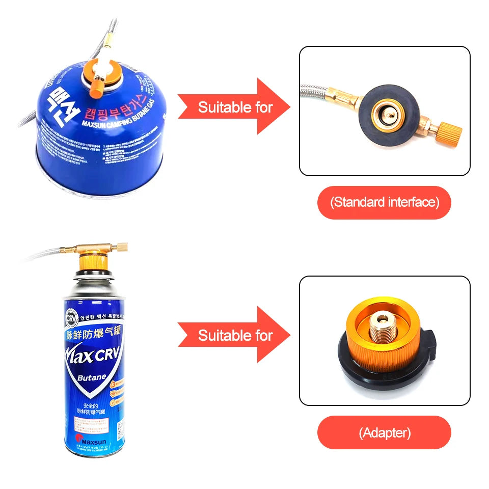 PACOONE Tourist Burner Camping Gas Stove Picnic Camp Stove Outdoor Windproof Portable Folding Ultralight Cooker For Hiking New