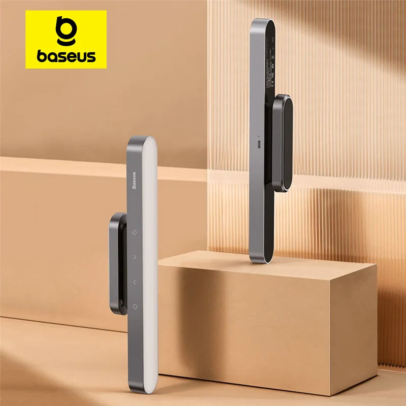 Baseus Desk Light Magnetic Hanging Table Lamp Rechargeable LED Stepless Dimming Desk Lamp Read Study Work Eye Protection Light