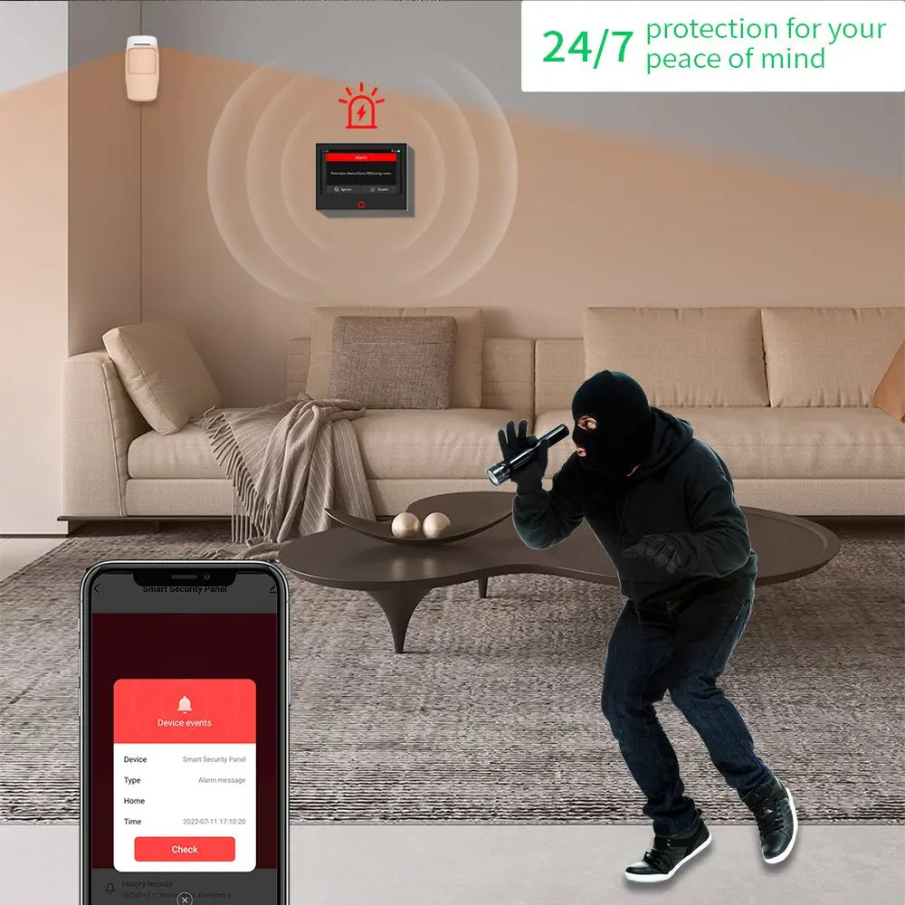Staniot 7 inch Wireless WiFi 4G Tuya Smart Security System