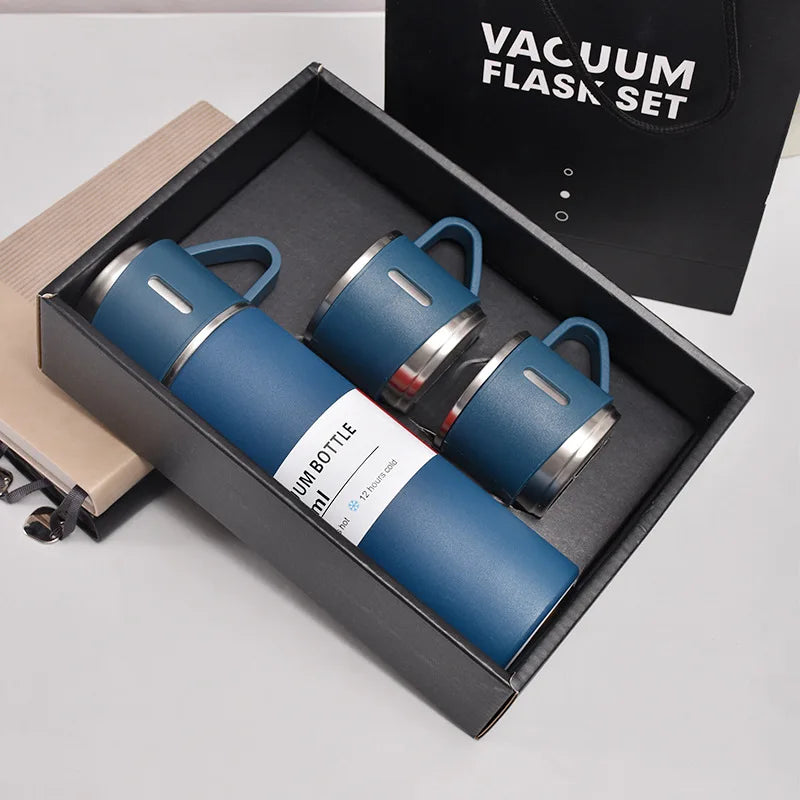 Stainless Steel Vacuum Flask Gift Set