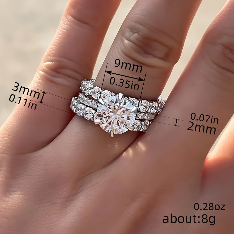Set Ring Fashion Trendy Ring