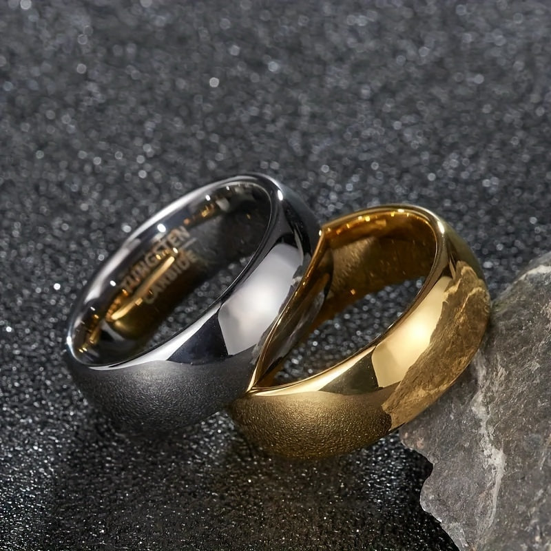 Wide Band Ring Luxury Simple Style Finger Ring