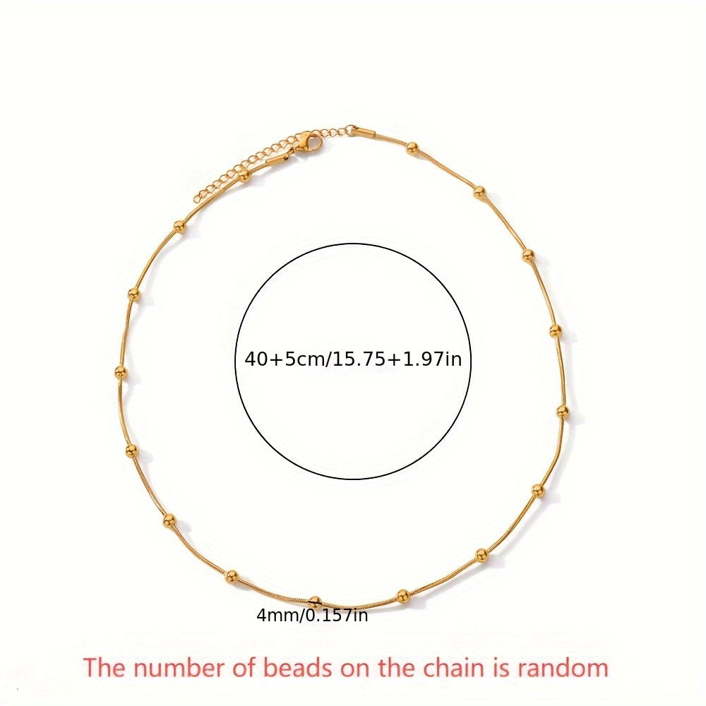 Simple and Elegant Gold Necklace for Women