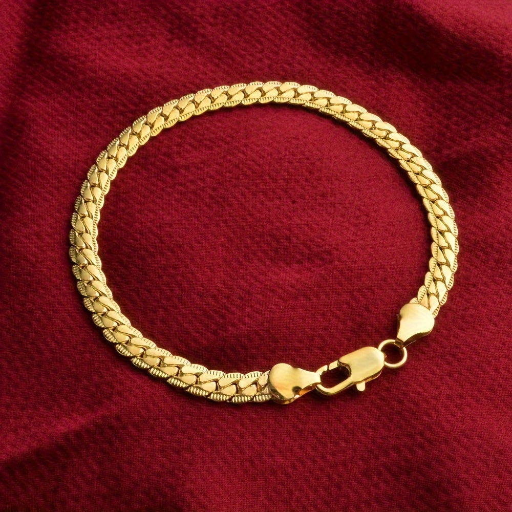 Stylish Men's Gold Bracelet