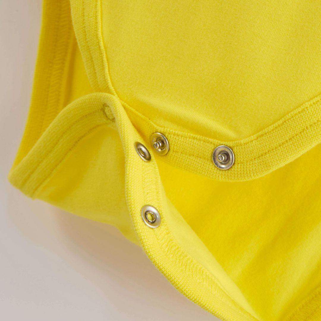 ScandiBugs Own Label Organic Long Sleeve Vest - Sunshine Yellow