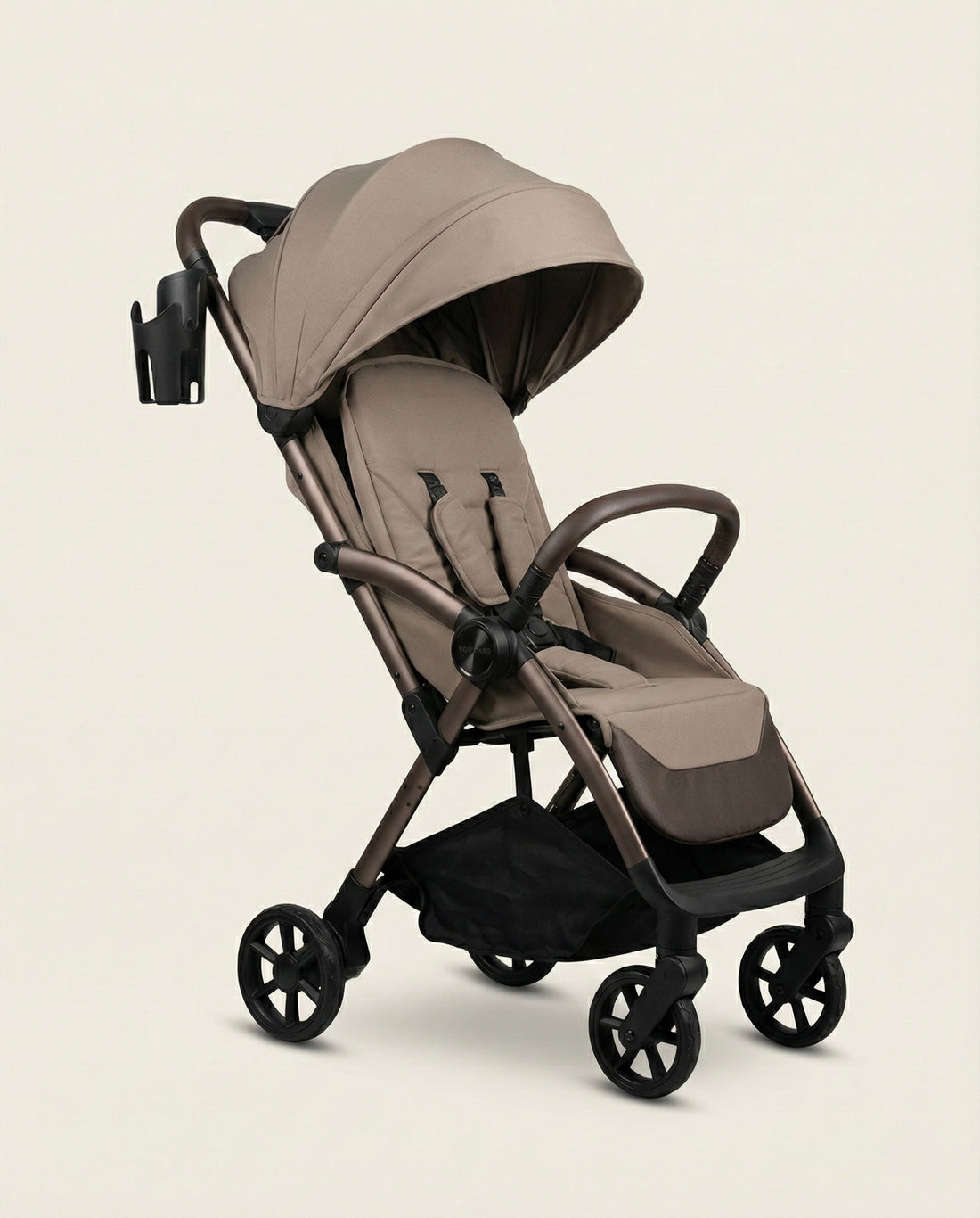 Venture Avio compact baby stroller in Truffle