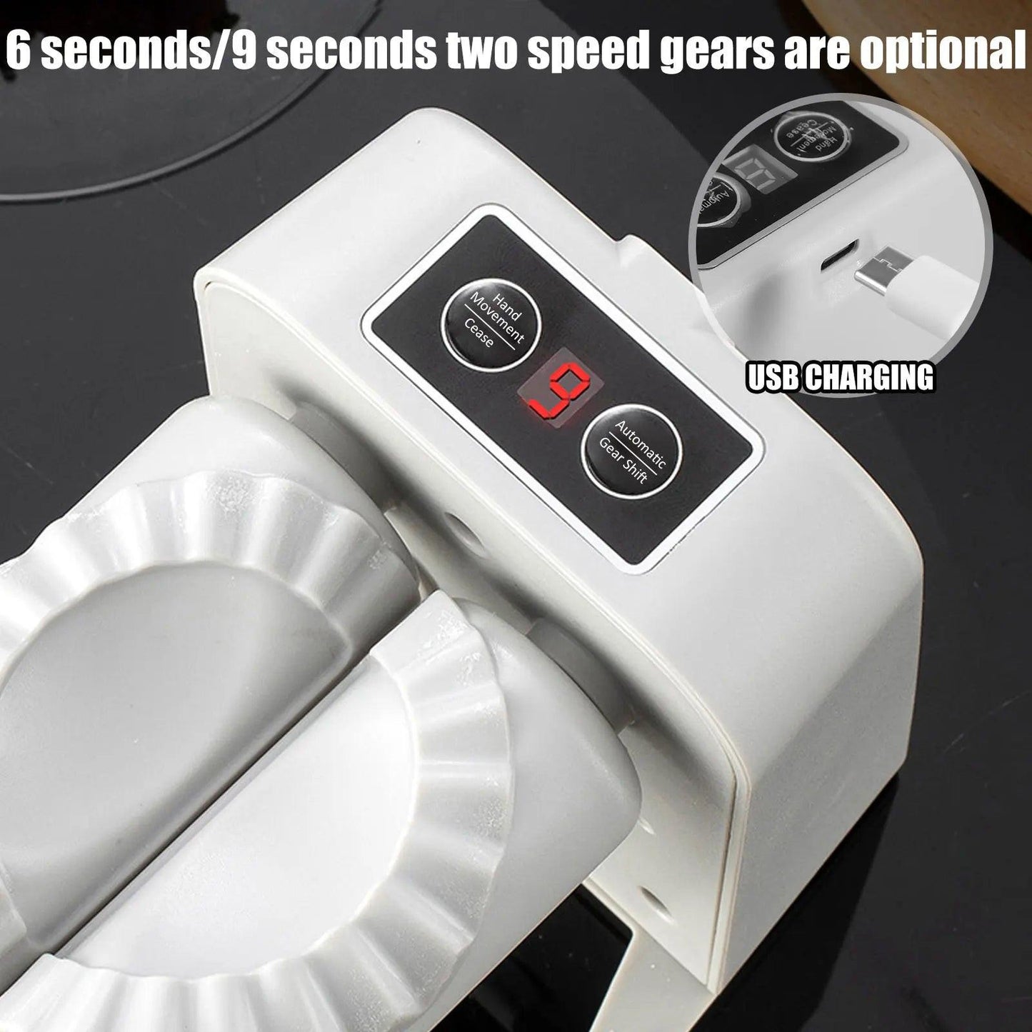 Electric Dumpling Maker – Rechargeable, Dual‑Speed, Design‑Led Efficiency